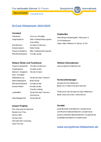 Mitgliederliste